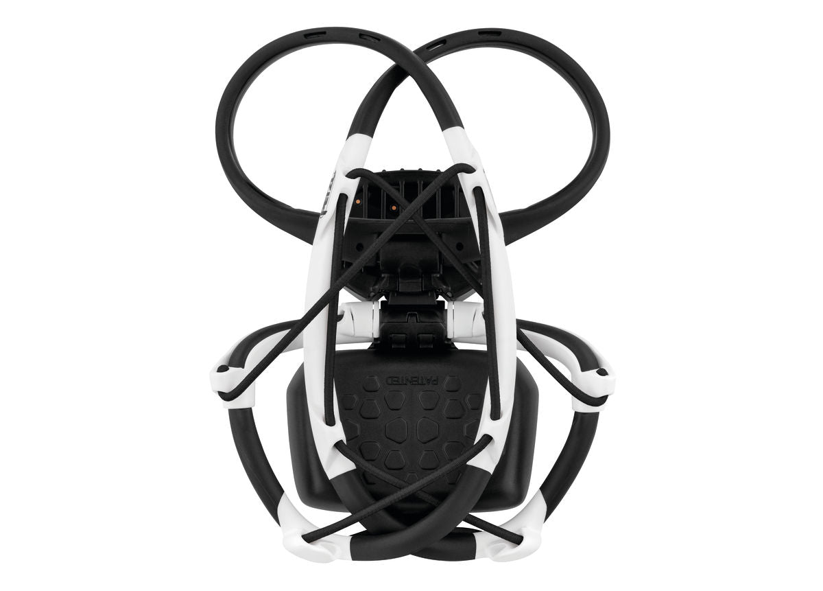 Petzl Iko running headlamp wrapped up for packing in pouch