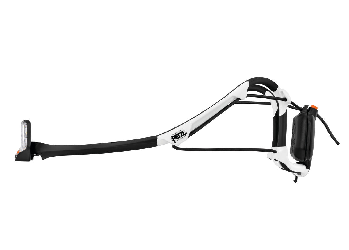 Petzl Iko running headlamp, side view, very thin