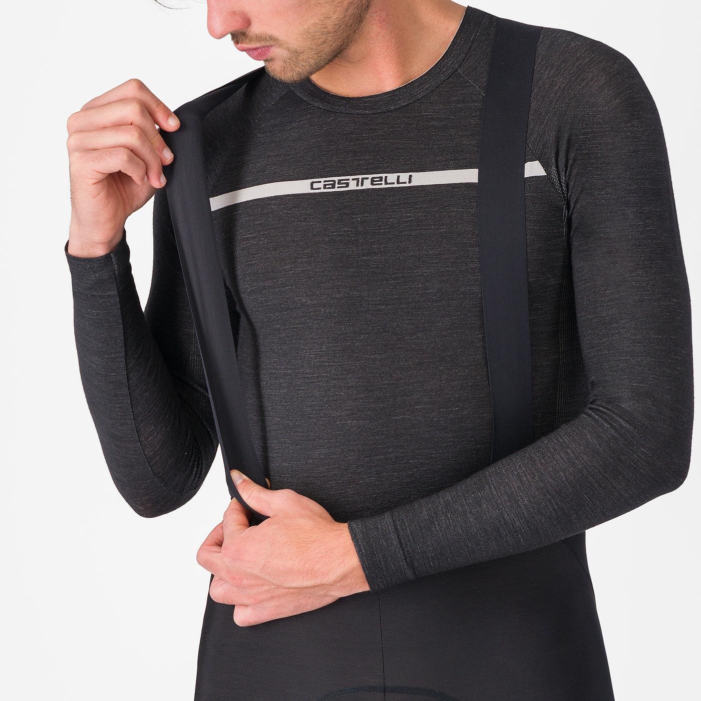 castelli competizione bibtight for men, showing straps