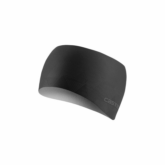 castelli pro thermal headband for cycling light black