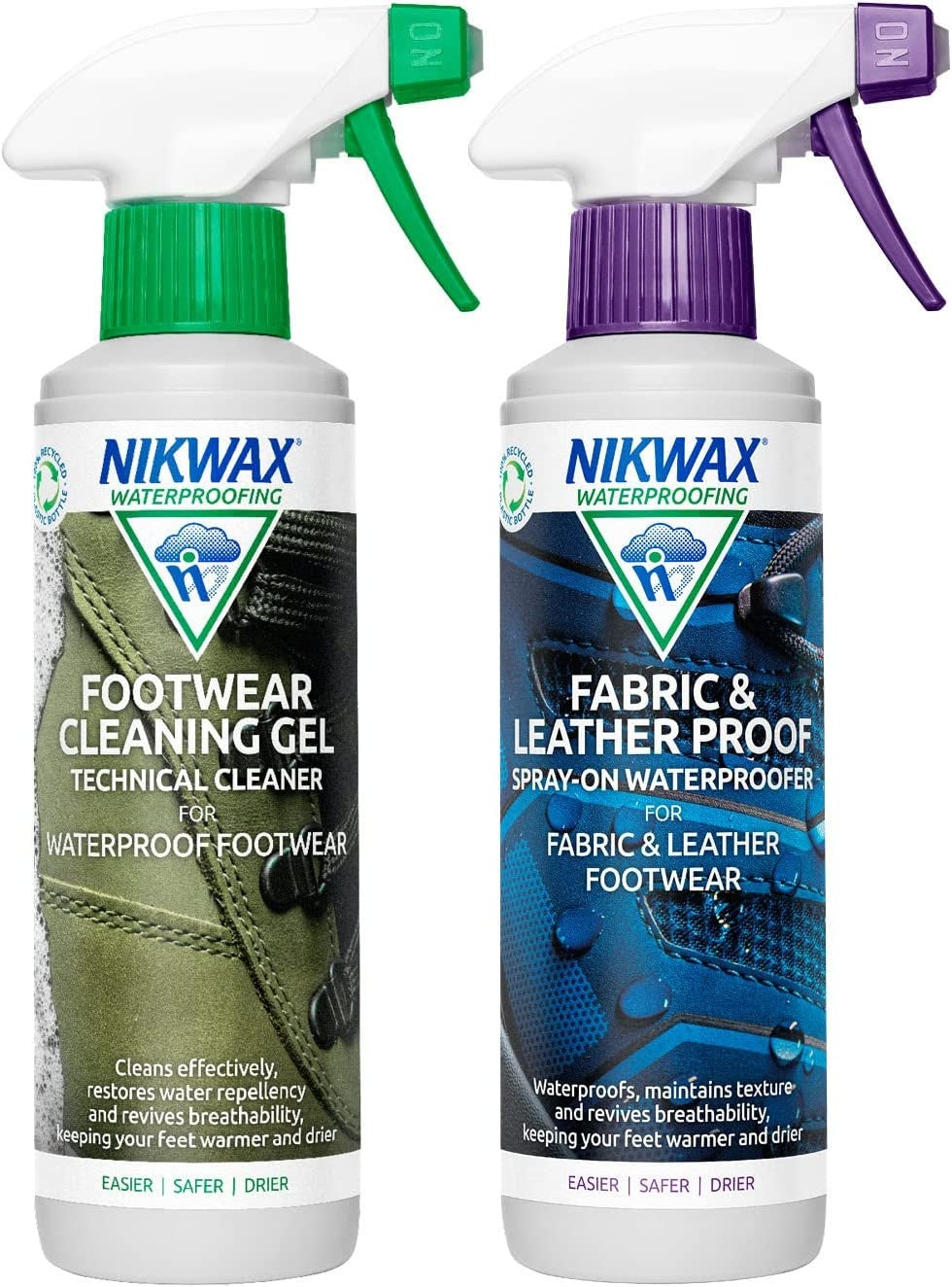Nikwax Footwear Cleaning Gel/Fabric & Leather Proof