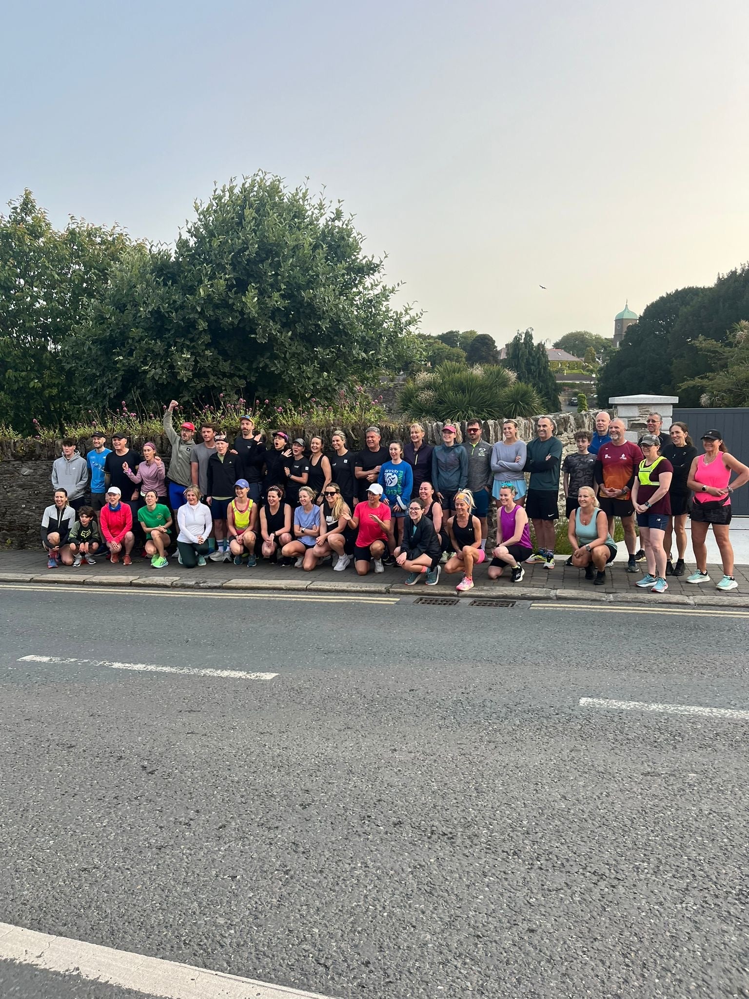 Group of runners joining The Sports Room and InnerFight Ireland for Global Running Day celebrations