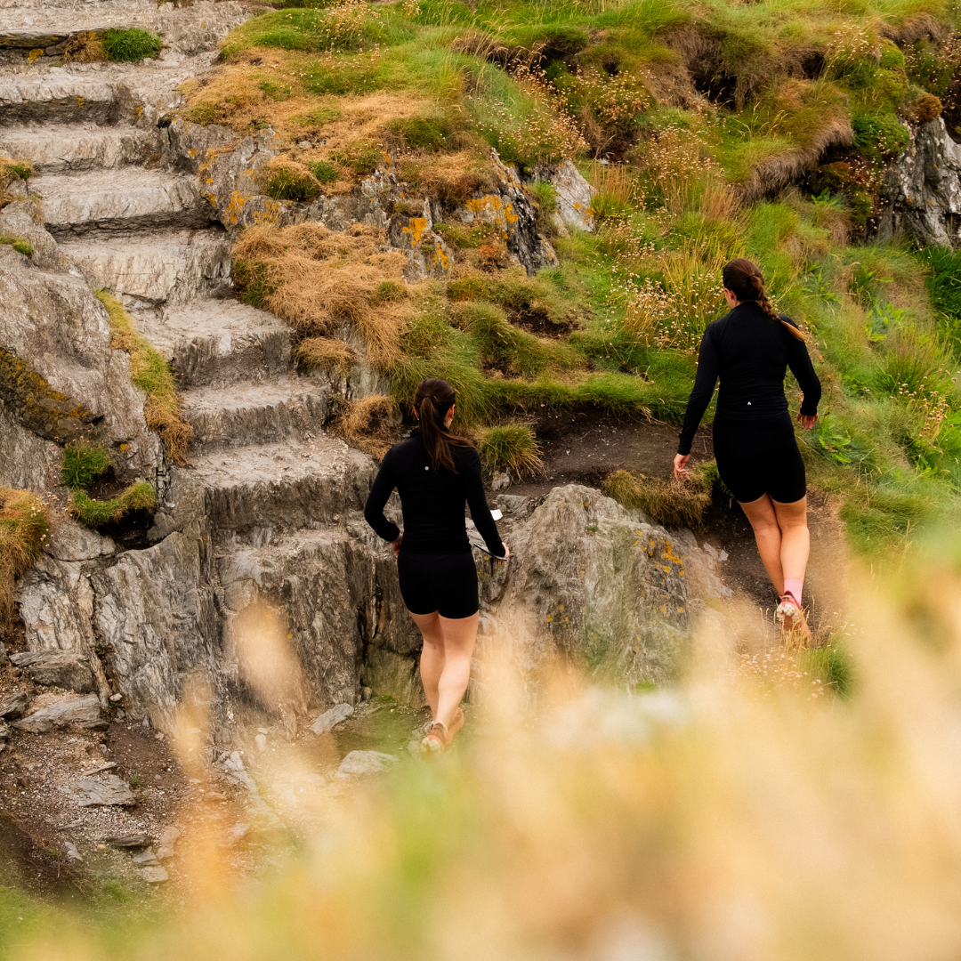 5k trail run from the sports room in hoka challenger 8 trail shoes
