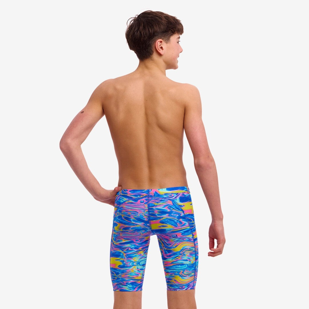 swim jammers waist 28 for boys, funky trunks