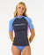 Rip Curl Block Party UPF50 SS Rash Vest