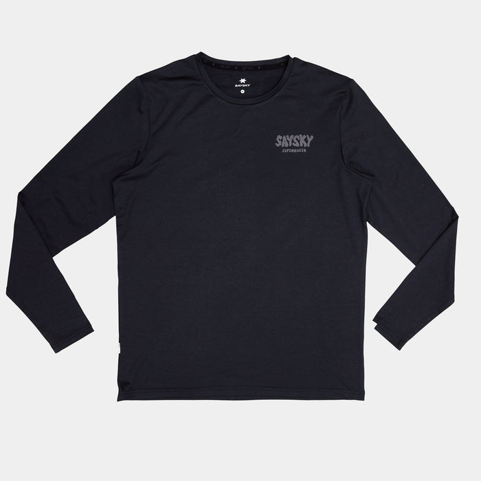 SAYSKY Men's Reflective Logo Pace Long Sleeve