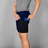 SAYSKY Men's 2in1 Pace Shorts 5"