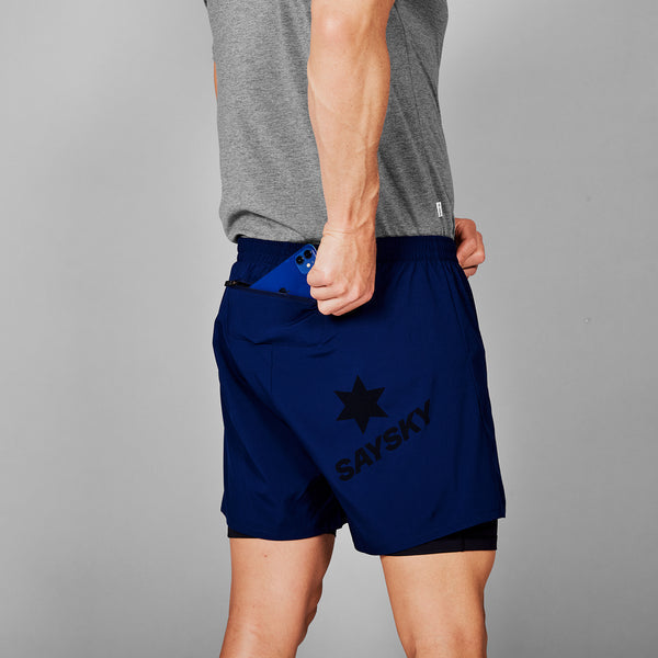 SAYSKY Men's 2in1 Pace Shorts 5