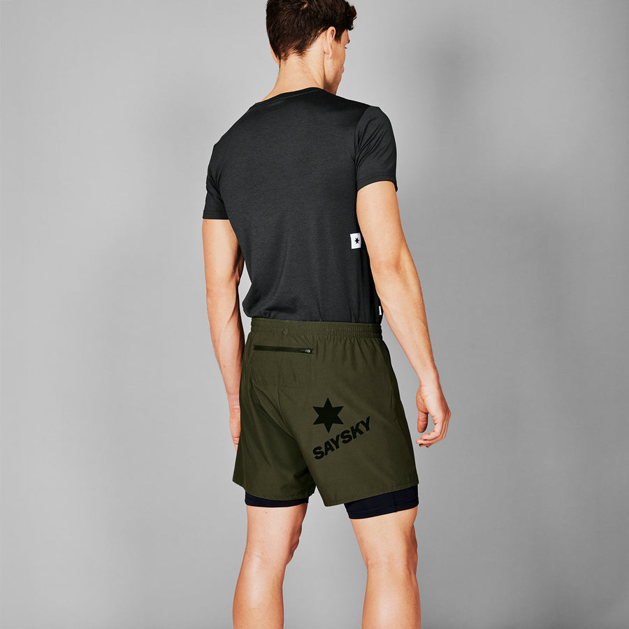 SAYSKY Men's 2in1 Pace Shorts 5