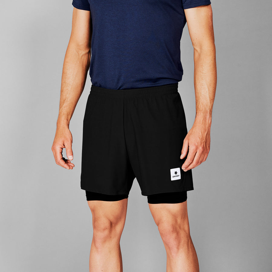 SAYSKY Men's 2in1 Pace Shorts 5