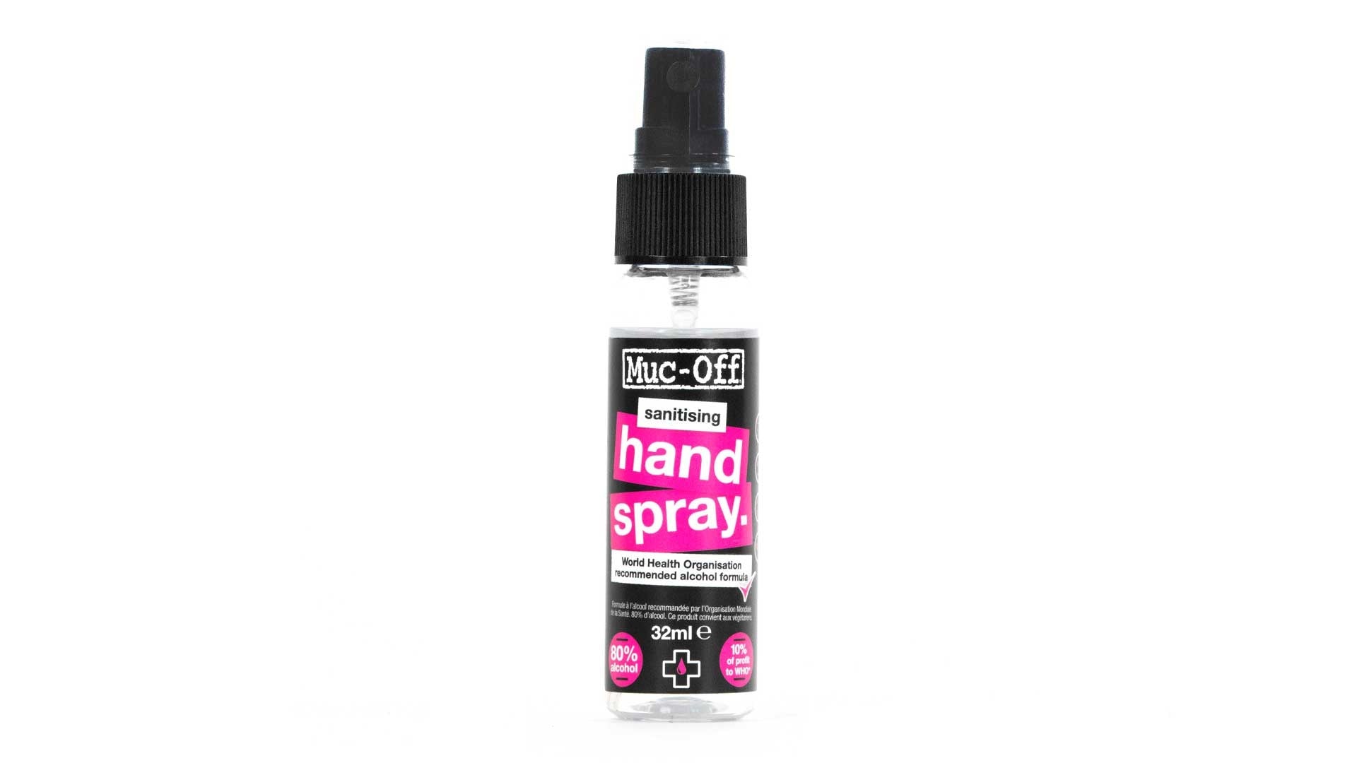 muc off sanitising hand spray