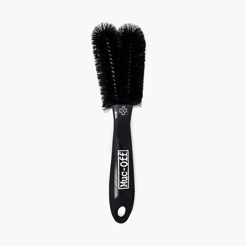 muc off 2 prong brush for bike cleaning