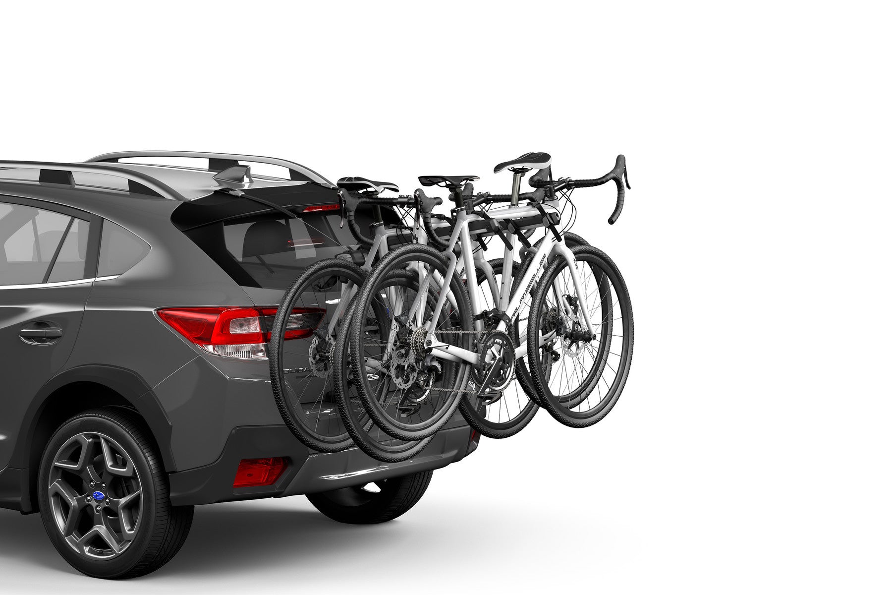 bike carrier for three bikes, rear mount, thule