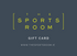 buy gift cards at the sports room wicklow town