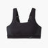 Black sports bra with brooks branding