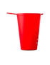 Soft reusable compressport fast cup in red colour with loop handle