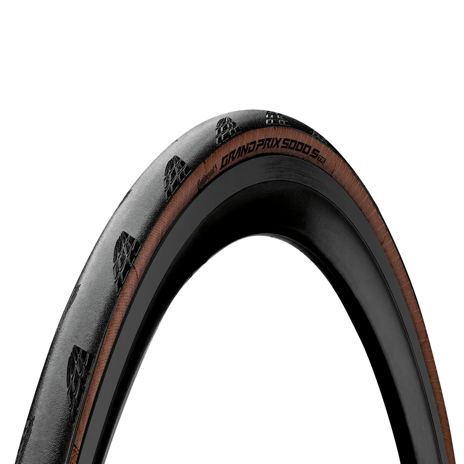 continental grad prix 5000 s tr tyre, road racign tyre with speed grip and puncture protection, top half of tyre