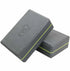 fitness mad yoga block grey with lime green line