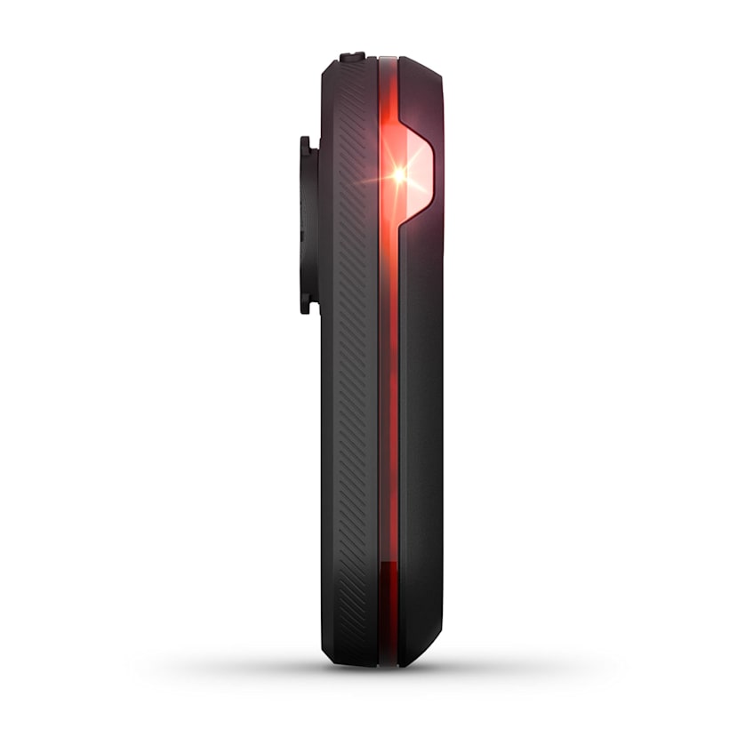 garmin varia rtl515, rear bike light with surrounding detection, side of light
