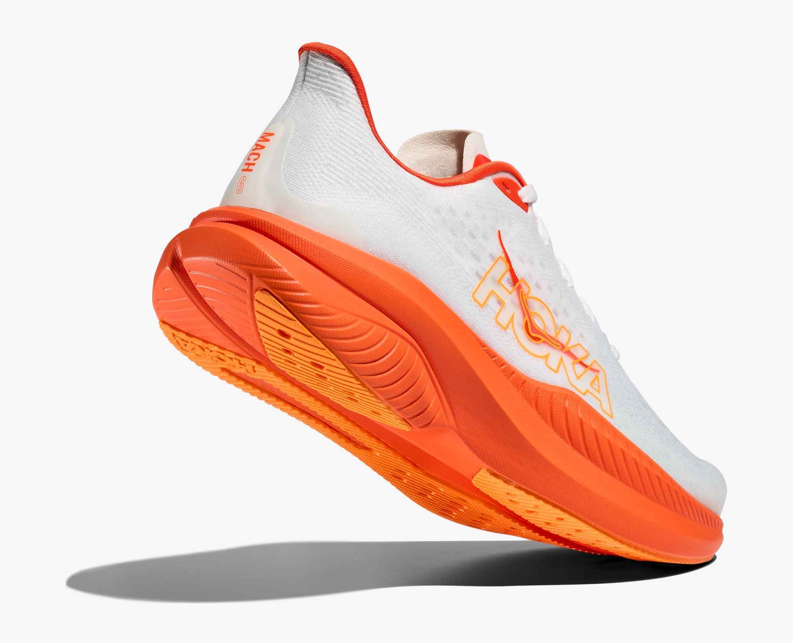 Hoka Mach 6 Women's Running Shoe Colour Frost Lava