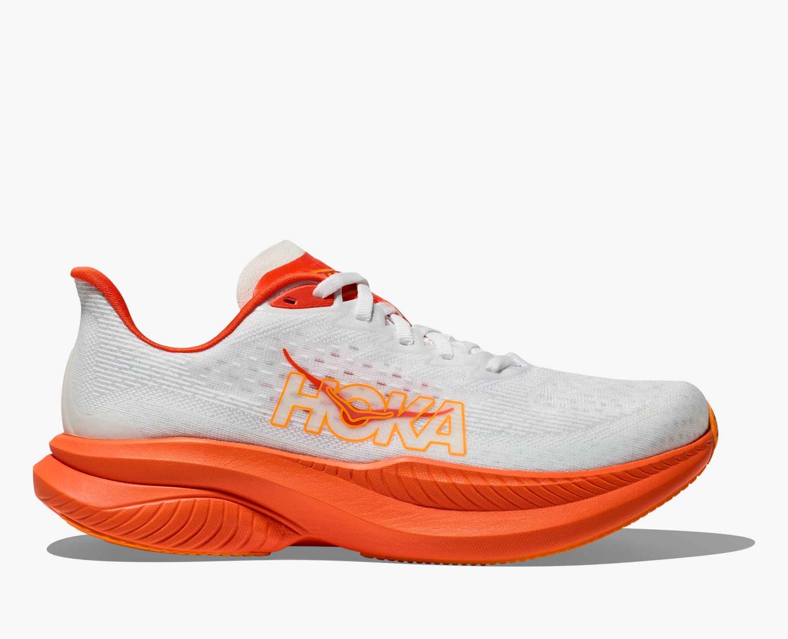 Hoka Mach 6 Women's Running Shoe Colour Frost Lava