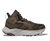 Side of hoka anacapa mid gore tex walking boot deep umber stardust womens