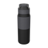 Kambukka Elton water bottle, black with grey hand grip