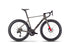 MMR bikes, aelion 30 road bike in warm steel grey colour with red trim