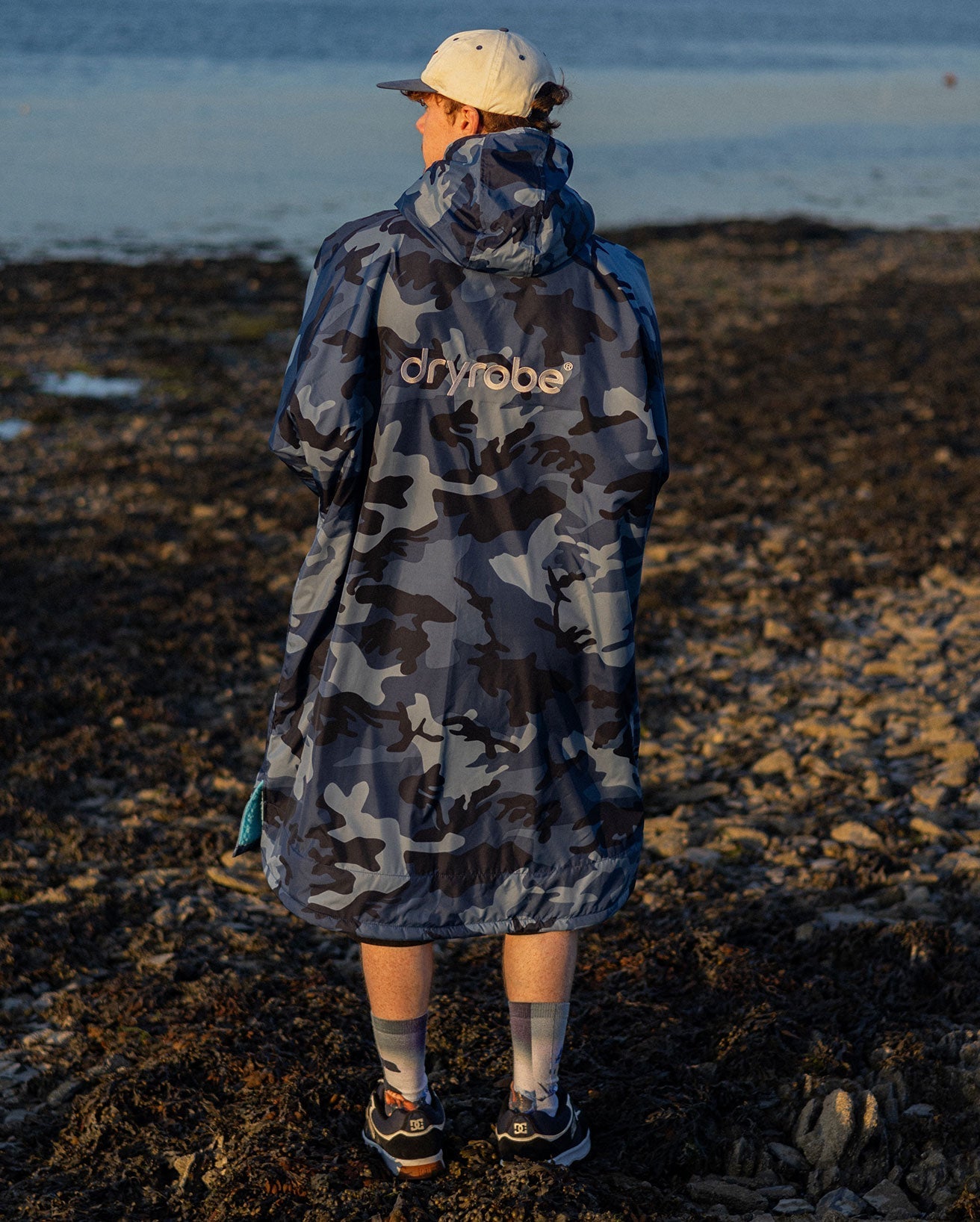 dryrobe Advance Long Sleeve Blue Camo / Blue
