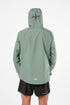 Nnormal trail rain jacket back model