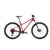 Nukeproof Tracker 290 Comp, aluminum frame hardtail mountian bike, red frame, side profile of bike