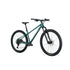 Nukeproof Tracker 290 Pro, aluminum frame hardtail mountain bike for everyday, teal colour frame, front angle of bike