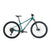 Nukeproof Tracker 290 Pro, aluminum frame hardtail mountain bike for everyday, teal colour frame, side profile of bike