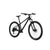 Nukeproof Tracker Sport, aluminum frame hardtail mountain bike, black frame, front side angle of bike