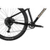 Nukeproof Tracker Sport, aluminum frame hardtail mountain bike, black frame, close up of drivetrain