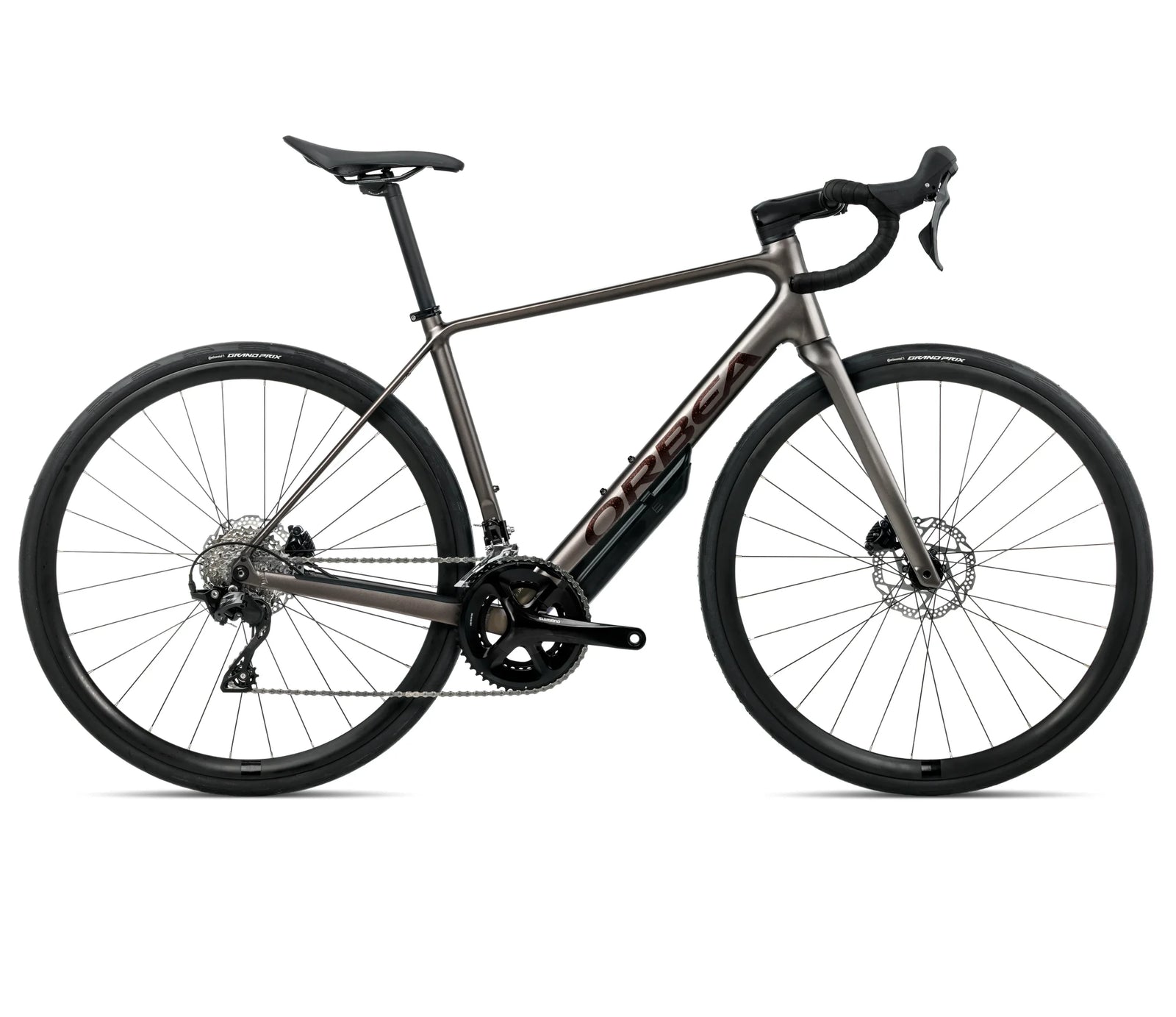 Orbea avant h30 road bike in bronze colour