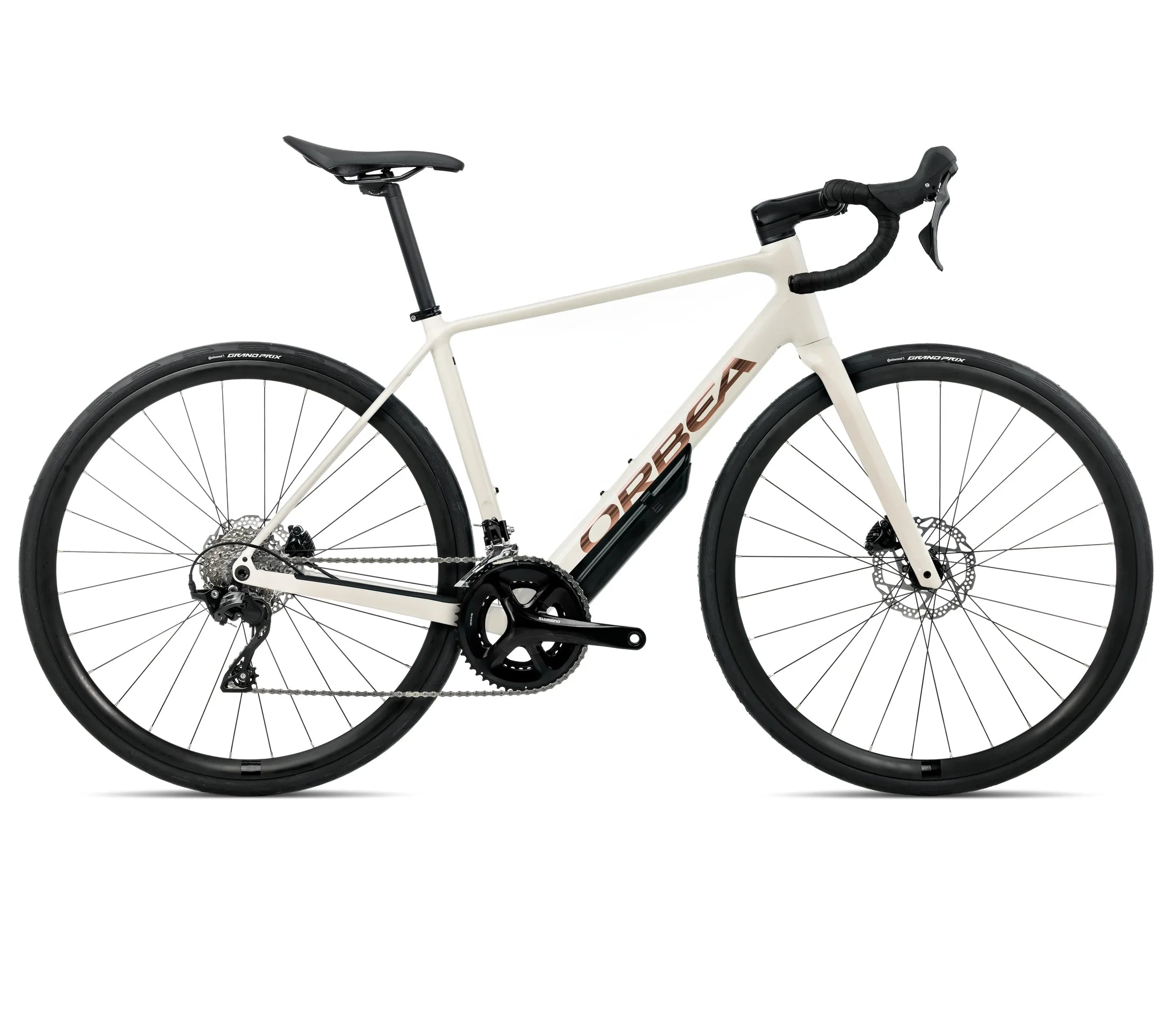 orbea avant road bike in ivory white colour, h30 model