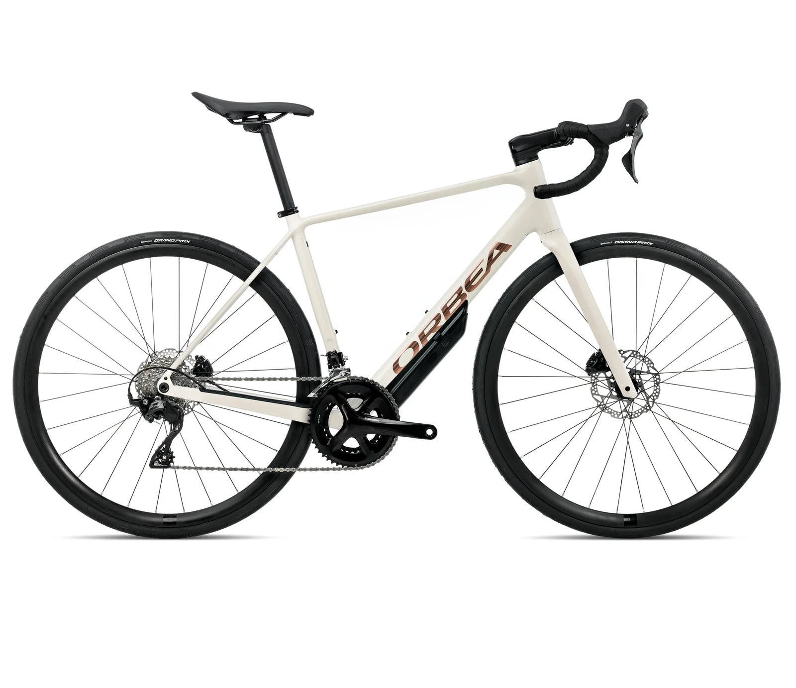 orbea avant road bike in ivory white colour, h30 model