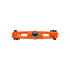 one up small comp pedals, orange bike pedal, side of pedal