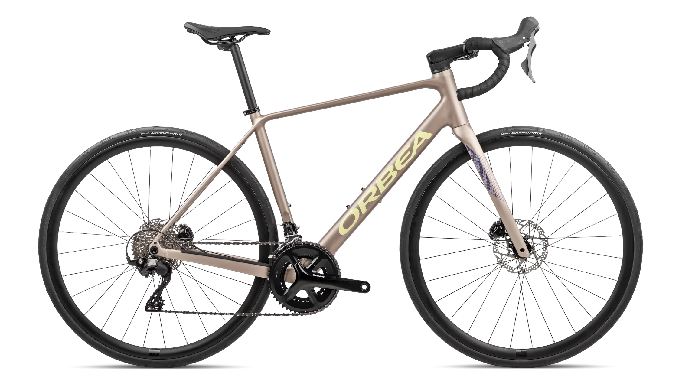 Orbea Avant H30 road bike in nickel colour
