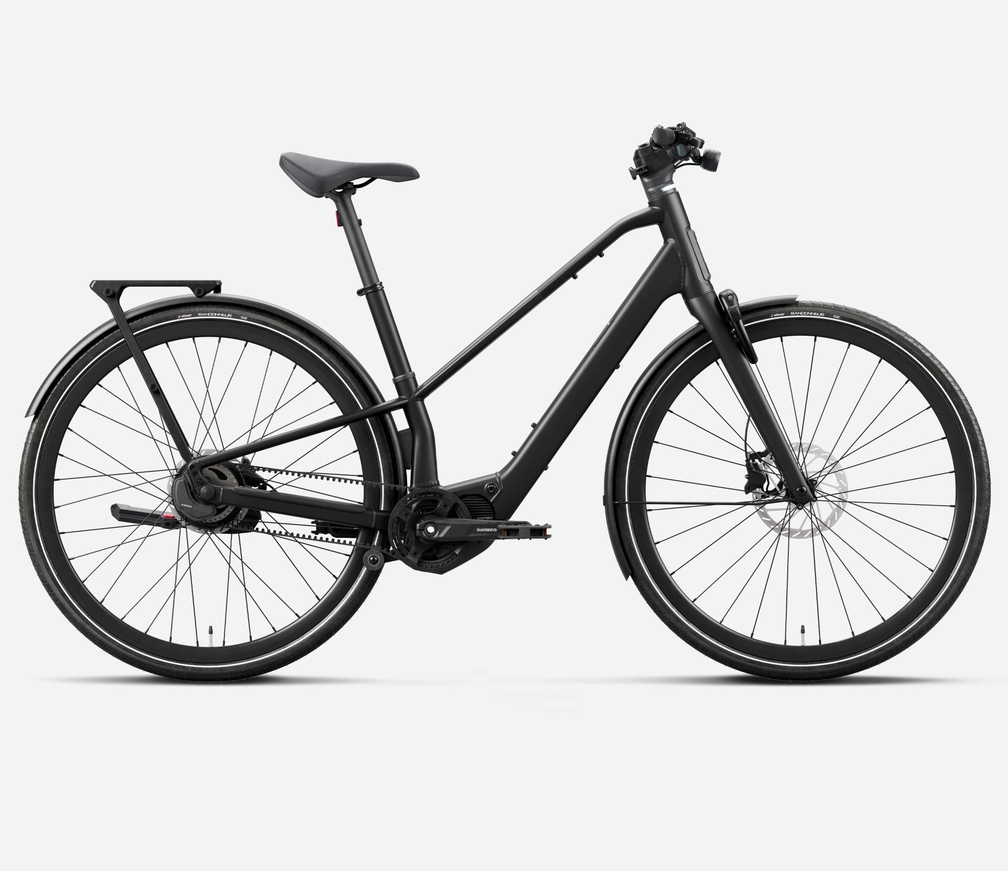 Orbea Carpe electric urban bike in black colour