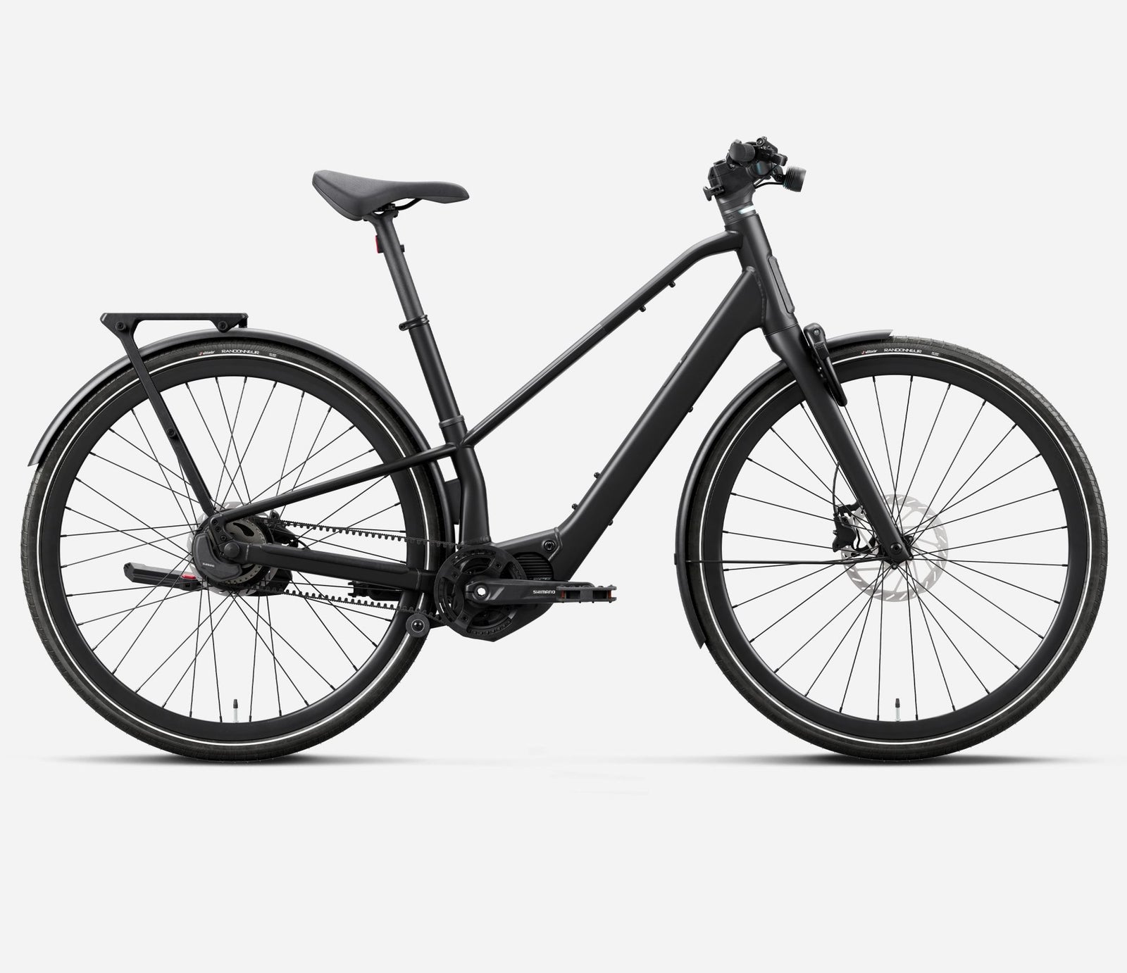 Orbea Carpe electric urban bike in black colour