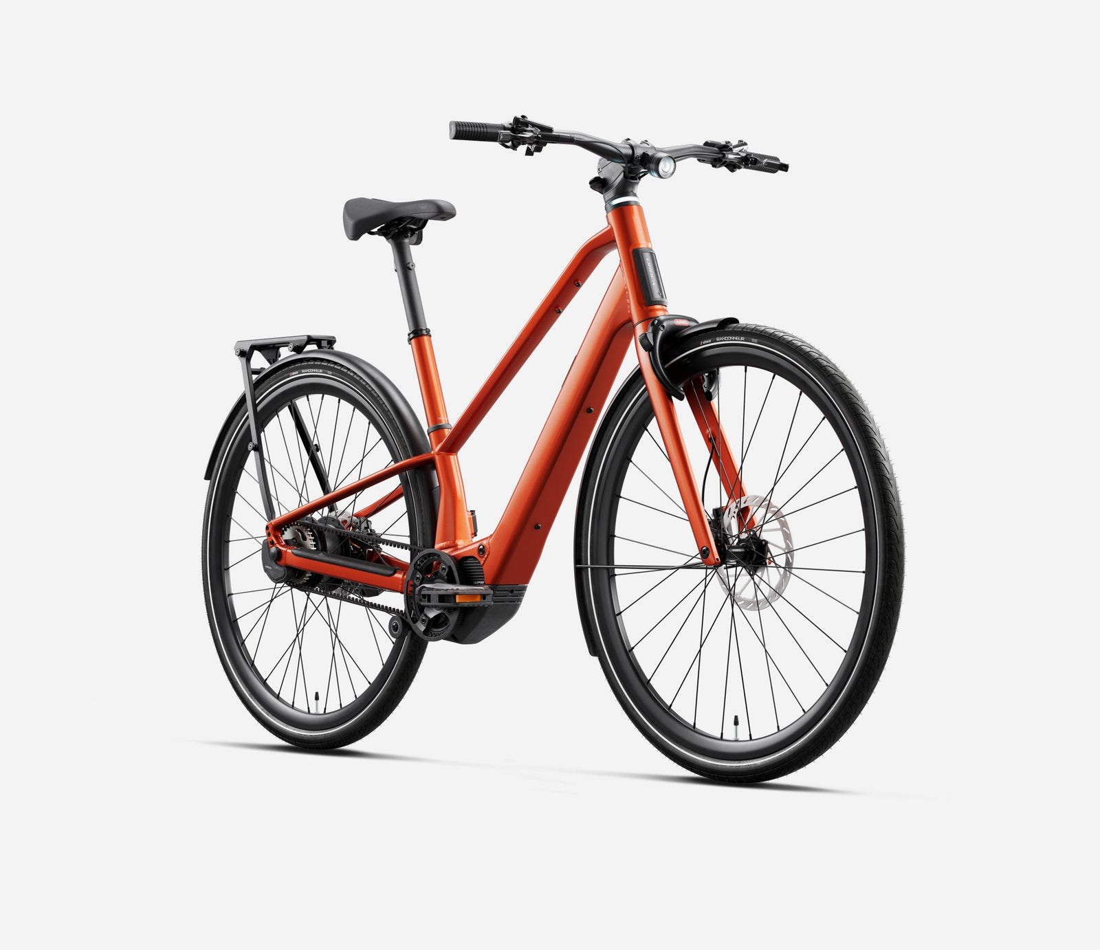 Orbea Carpe electric urban bike in mars red colour