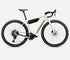 Orbea Denna H40 electric gravel bike in ivory white colour, bag on frame