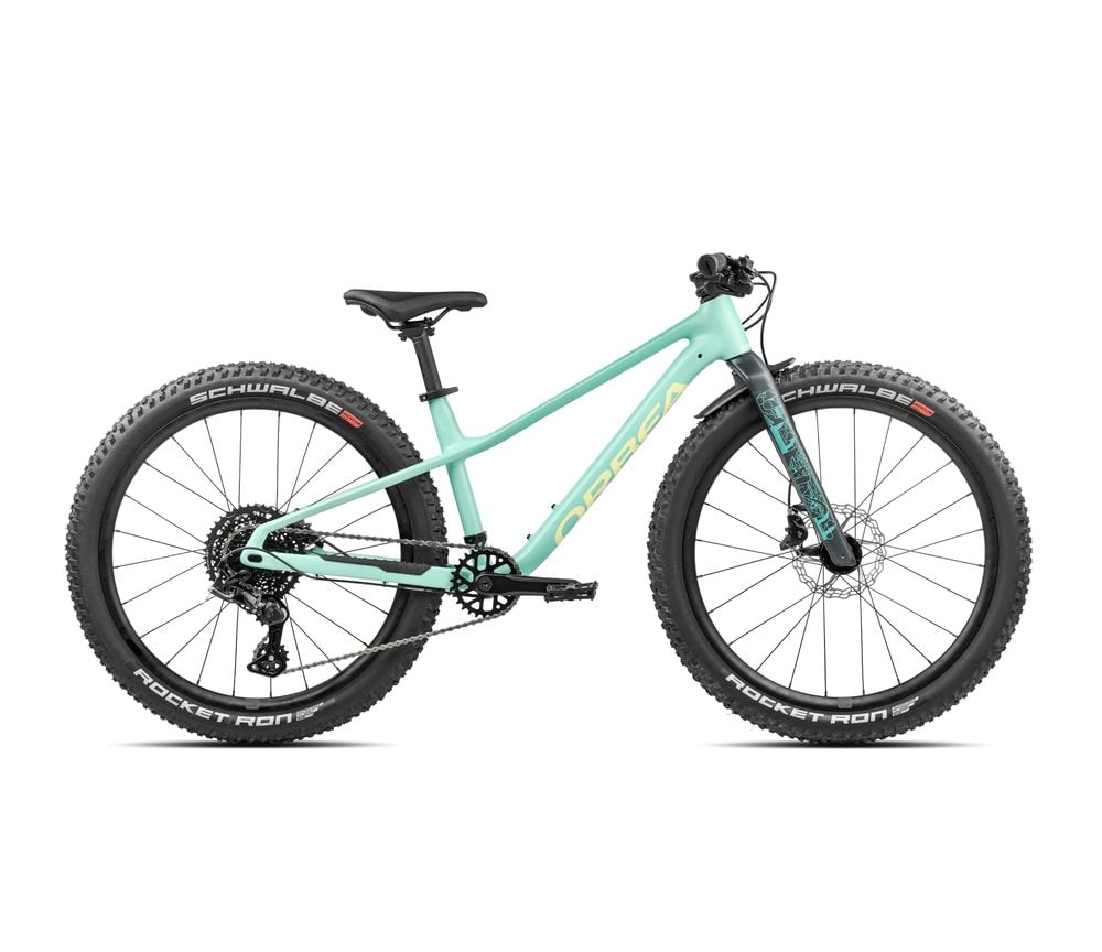 Orbea Kimu Junior bike, 24 inch wheel, turquoise colour