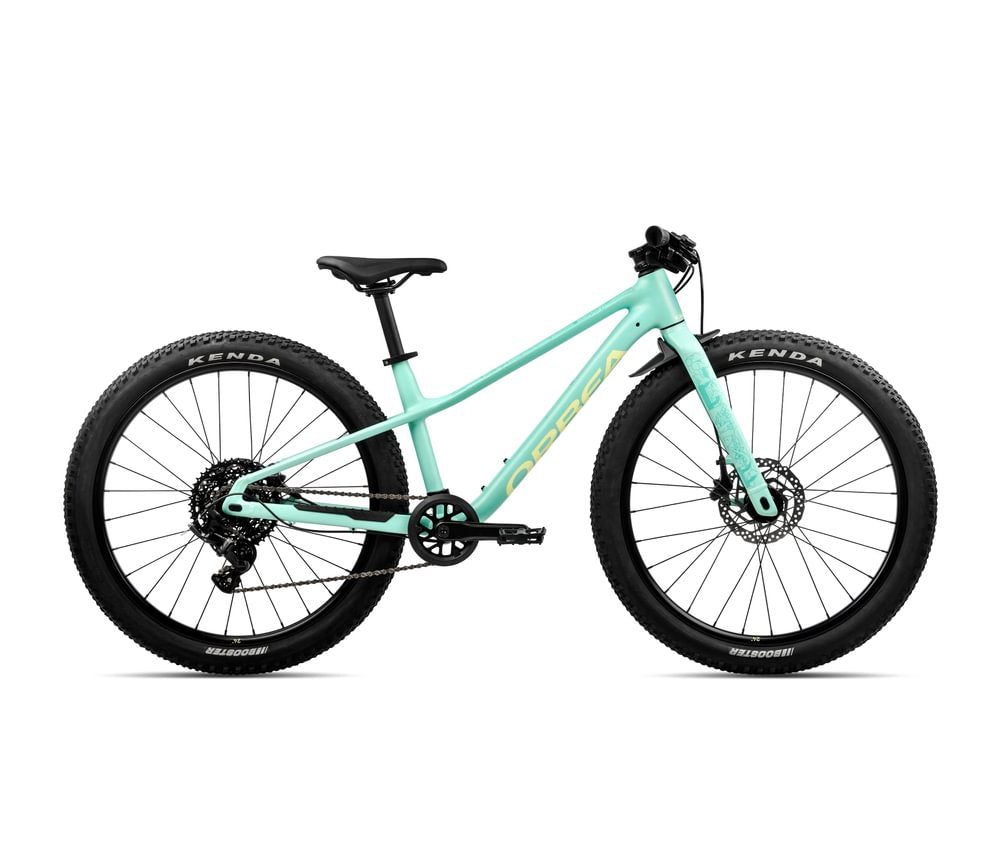Orbea Kimu Junior bike, 24 inch wheel, turquoise colour