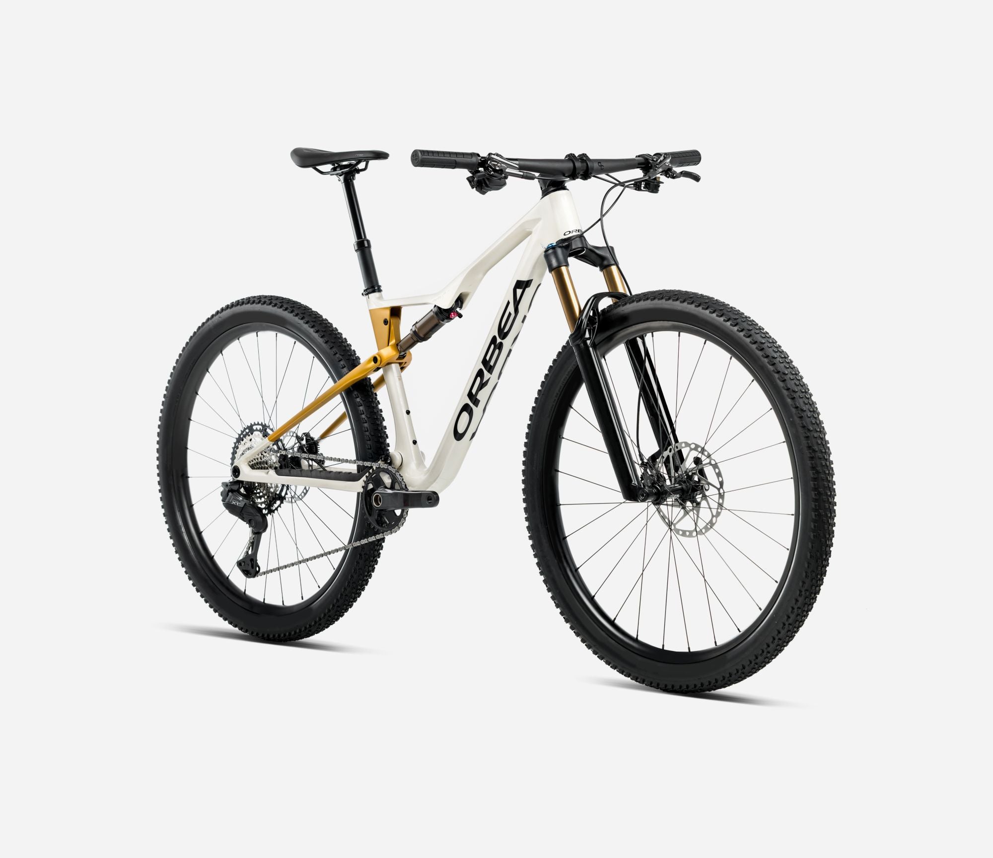 Orbea Oiz M10 AXS XC Bike, white, front view