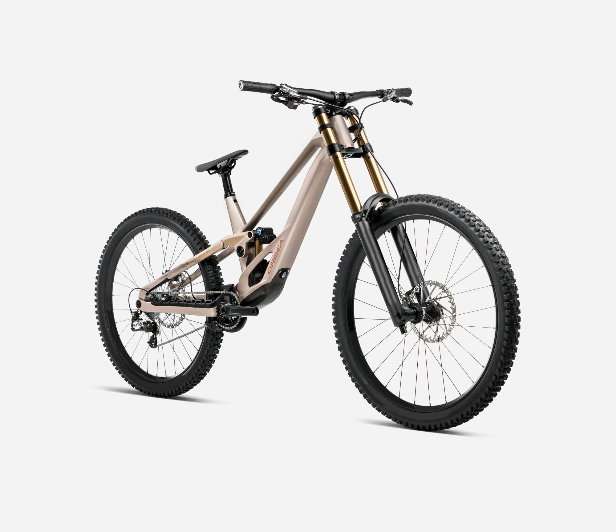 Orbea Rallon DH LTD, downhill mtb in nickel colour