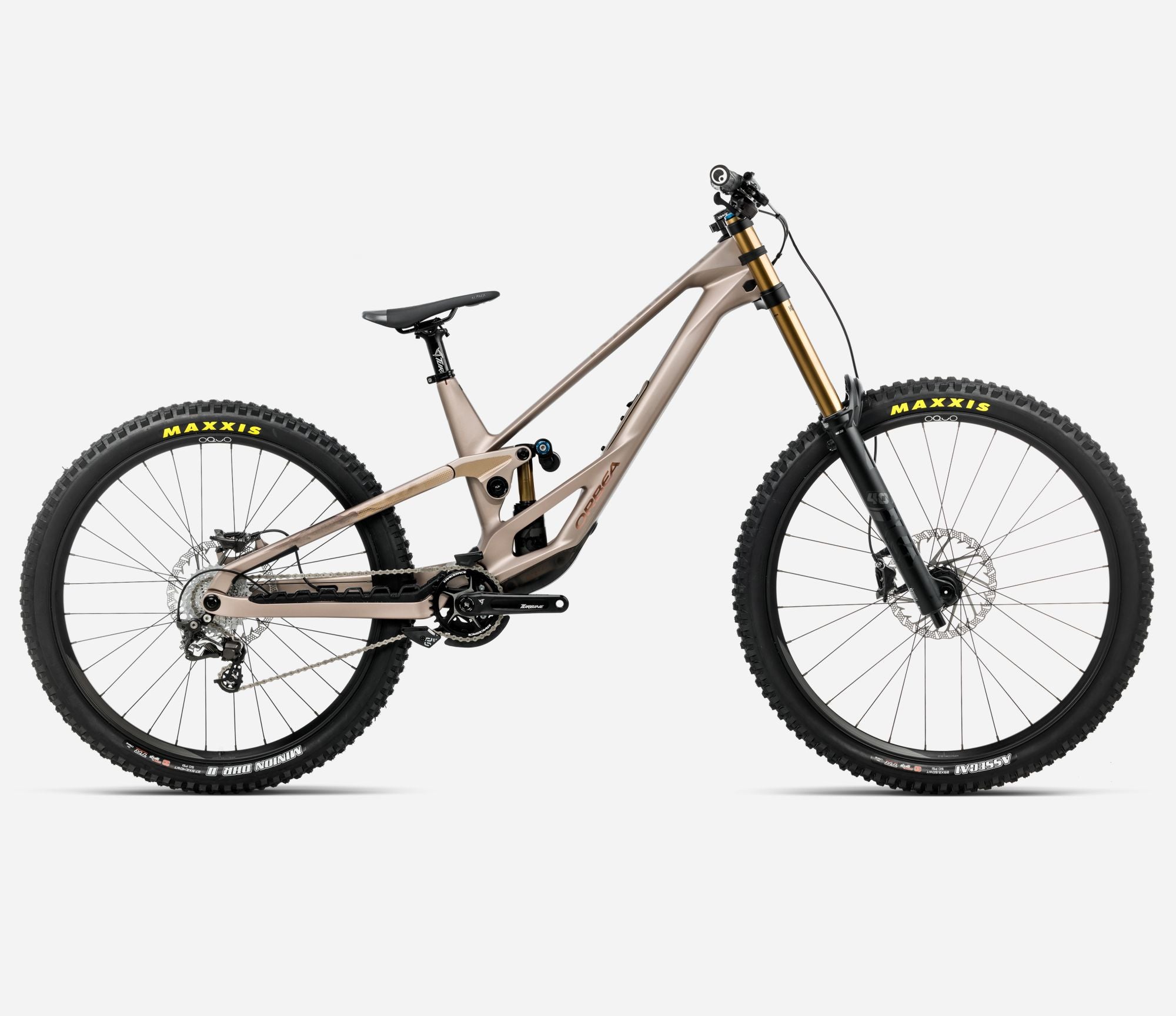 Orbea Rallon DH LTD, downhill mtb in nickel colour