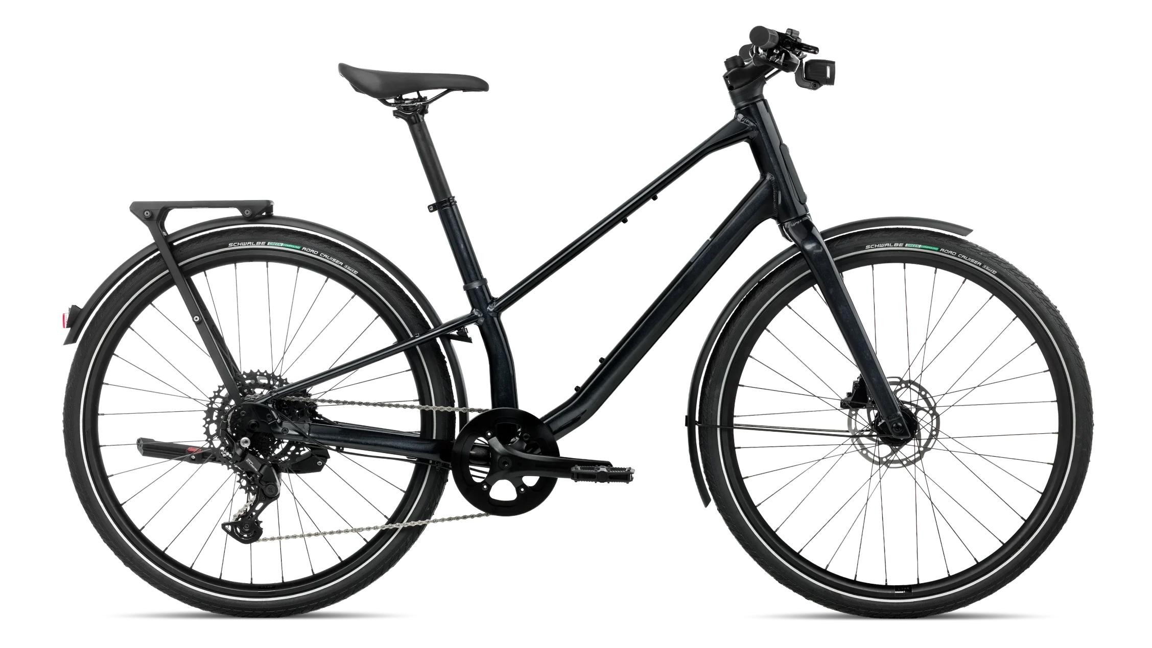 orbea vector city bike in black gloss colour